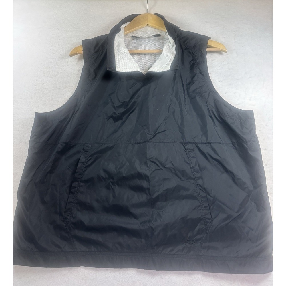 Under Armour Womens 1/4 Zip‎ Windbreaker Vest Loose XL Black